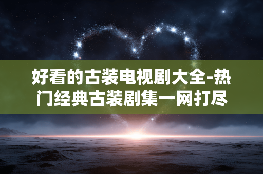 好看的古装电视剧大全-热门经典古装剧集一网打尽