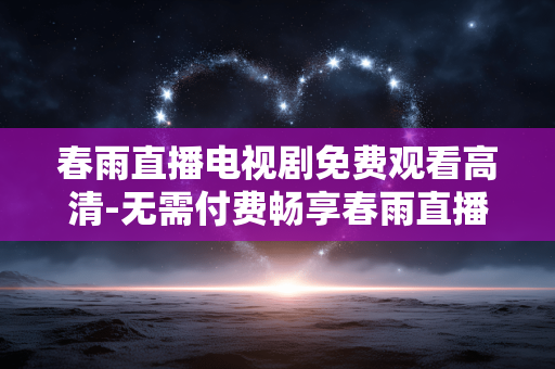 春雨直播电视剧免费观看高清-无需付费畅享春雨直播高清剧集