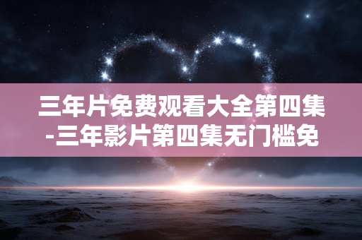 三年片免费观看大全第四集-三年影片第四集无门槛免费在线看