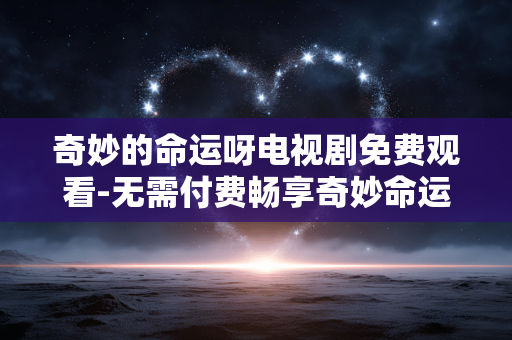 奇妙的命运呀电视剧免费观看-无需付费畅享奇妙命运电视剧剧集 奇妙的命运呀电视剧免费观看-无需付费畅享奇妙命运电视剧剧集