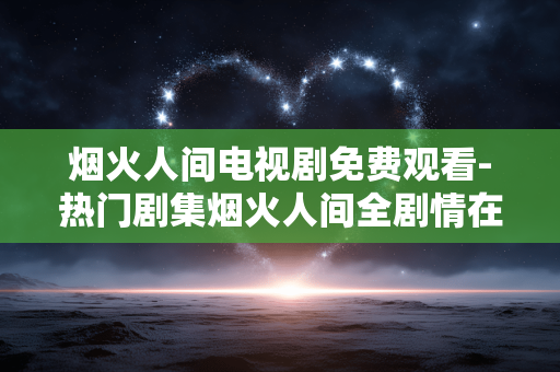 烟火人间电视剧免费观看-热门剧集烟火人间全剧情在线免费用