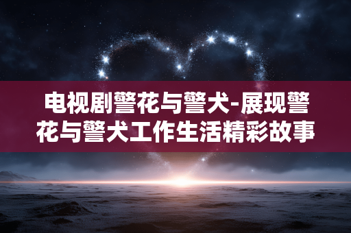 电视剧警花与警犬-展现警花与警犬工作生活精彩故事