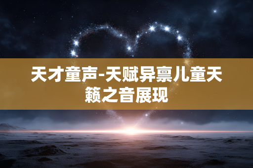 天才童声-天赋异禀儿童天籁之音展现 天才童声-天赋异禀儿童天籁之音展现