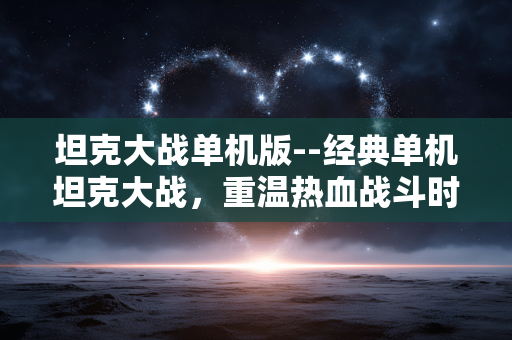 坦克大战单机版--经典单机坦克大战,重温热血战斗时光 坦克大战单机版--经典单机坦克大战,重温热血战斗时光