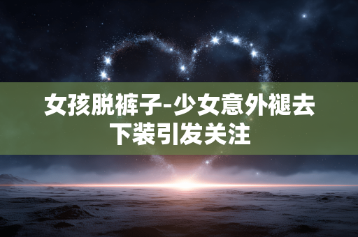 女孩脱裤子-少女意外褪去下装引发关注 女孩脱裤子-少女意外褪去下装引发关注