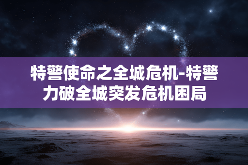 特警使命之全城危机-特警力破全城突发危机困局