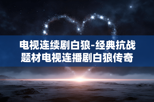 电视连续剧白狼-经典抗战题材电视连播剧白狼传奇