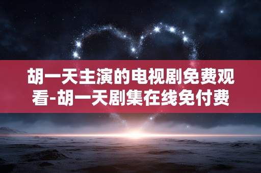 胡一天主演的电视剧免费观看-胡一天剧集在线免付费畅享资源