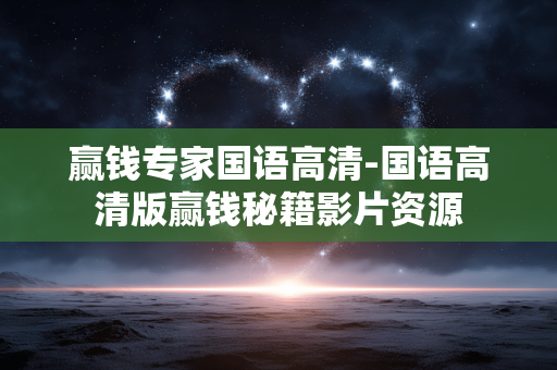 赢钱专家国语高清-国语高清版赢钱秘籍影片资源