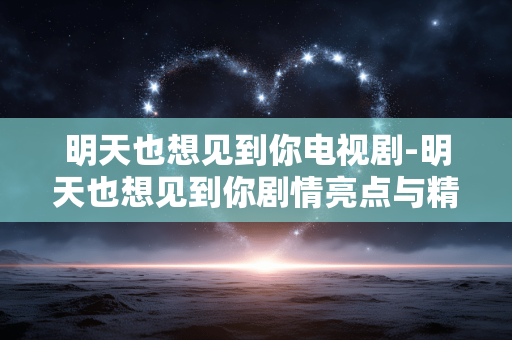 明天也想见到你电视剧-明天也想见到你剧情亮点与精彩解析