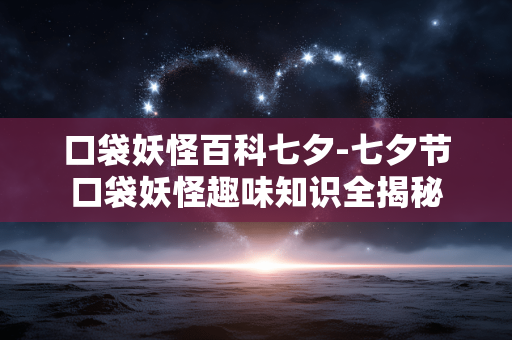 口袋妖怪百科七夕-七夕节口袋妖怪趣味知识全揭秘