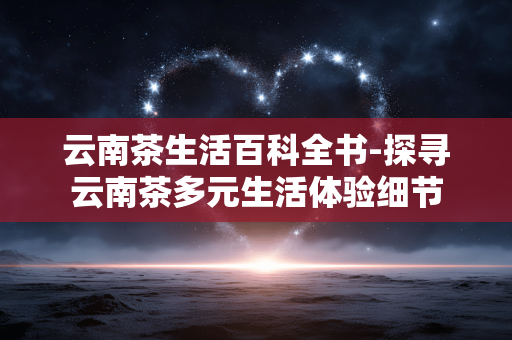云南茶生活百科全书-探寻云南茶多元生活体验细节 云南茶生活百科全书-探寻云南茶多元生活体验细节