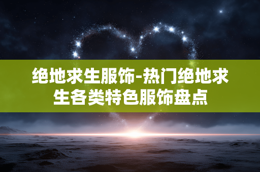 绝地求生服饰-热门绝地求生各类特色服饰盘点 绝地求生服饰-热门绝地求生各类特色服饰盘点