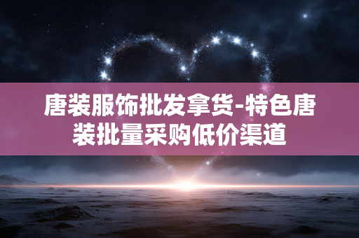 唐装服饰批发拿货-特色唐装批量采购低价渠道 唐装服饰批发拿货-特色唐装批量采购低价渠道