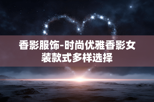 香影服饰-时尚优雅香影女装款式多样选择