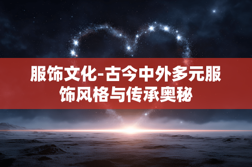 服饰文化-古今中外多元服饰风格与传承奥秘 服饰文化-古今中外多元服饰风格与传承奥秘