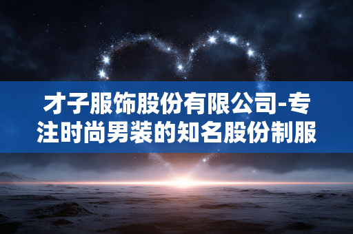 才子服饰股份有限公司-专注时尚男装的知名股份制服装企业 才子服饰股份有限公司-专注时尚男装的知名股份制服装企业