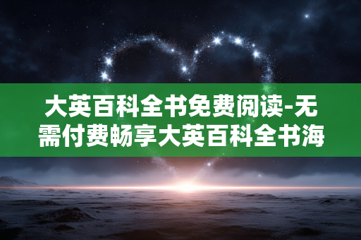 大英百科全书免费阅读-无需付费畅享大英百科全书海量内容 大英百科全书免费阅读-无需付费畅享大英百科全书海量内容