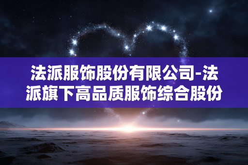 法派服饰股份有限公司-法派旗下高品质服饰综合股份企业 法派服饰股份有限公司-法派旗下高品质服饰综合股份企业