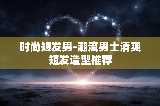 时尚短发男-潮流男士清爽短发造型推荐 时尚短发男-潮流男士清爽短发造型推荐