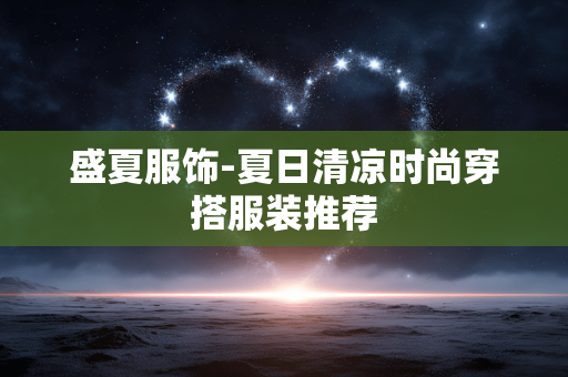 盛夏服饰-夏日清凉时尚穿搭服装推荐 盛夏服饰-夏日清凉时尚穿搭服装推荐
