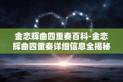 金恋辉曲四重奏百科-金恋辉曲四重奏详细信息全揭秘 金恋辉曲四重奏百科-金恋辉曲四重奏详细信息全揭秘