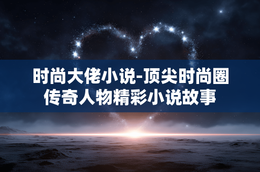 时尚大佬小说-顶尖时尚圈传奇人物精彩小说故事 时尚大佬小说-顶尖时尚圈传奇人物精彩小说故事