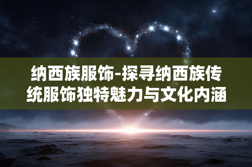 纳西族服饰-探寻纳西族传统服饰独特魅力与文化内涵 纳西族服饰-探寻纳西族传统服饰独特魅力与文化内涵