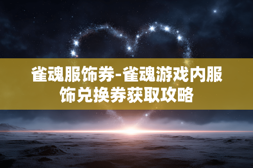 雀魂服饰券-雀魂游戏内服饰兑换券获取攻略 雀魂服饰券-雀魂游戏内服饰兑换券获取攻略