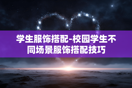学生服饰搭配-校园学生不同场景服饰搭配技巧 学生服饰搭配-校园学生不同场景服饰搭配技巧