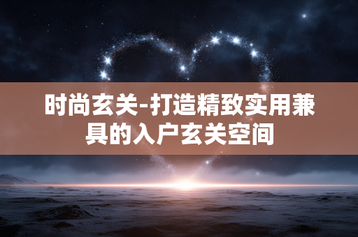 时尚玄关-打造精致实用兼具的入户玄关空间 时尚玄关-打造精致实用兼具的入户玄关空间