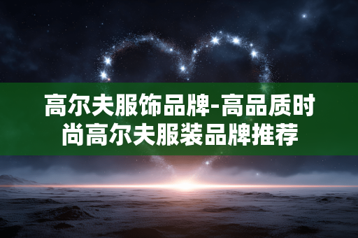 高尔夫服饰品牌-高品质时尚高尔夫服装品牌推荐 高尔夫服饰品牌-高品质时尚高尔夫服装品牌推荐