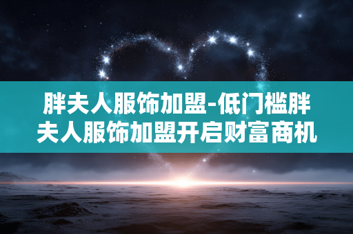 胖夫人服饰加盟-低门槛胖夫人服饰加盟开启财富商机 胖夫人服饰加盟-低门槛胖夫人服饰加盟开启财富商机