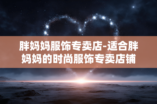 胖妈妈服饰专卖店-适合胖妈妈的时尚服饰专卖店铺 胖妈妈服饰专卖店-适合胖妈妈的时尚服饰专卖店铺