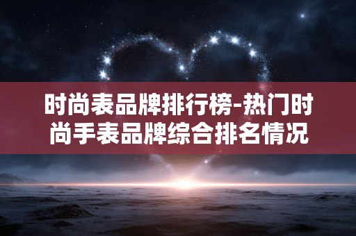 时尚表品牌排行榜-热门时尚手表品牌综合排名情况 时尚表品牌排行榜-热门时尚手表品牌综合排名情况