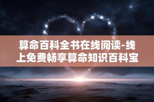 算命百科全书在线阅读-线上免费畅享算命知识百科宝典 算命百科全书在线阅读-线上免费畅享算命知识百科宝典