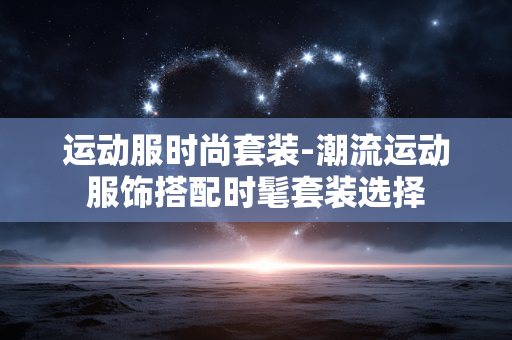运动服时尚套装-潮流运动服饰搭配时髦套装选择
