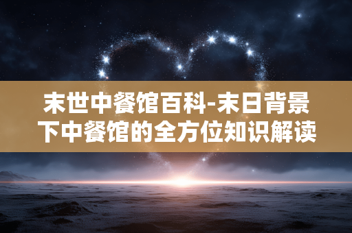 末世中餐馆百科-末日背景下中餐馆的全方位知识解读