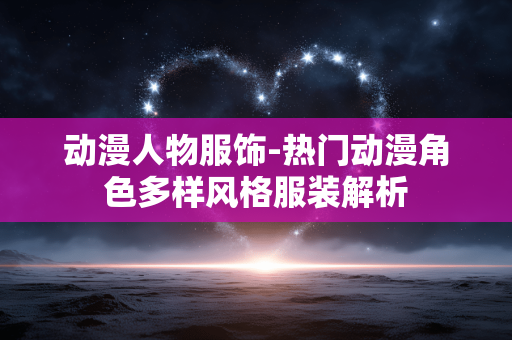 动漫人物服饰-热门动漫角色多样风格服装解析 动漫人物服饰-热门动漫角色多样风格服装解析