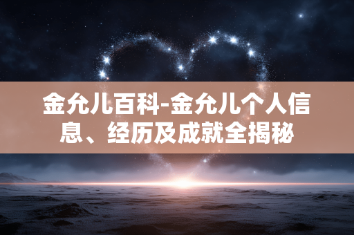 金允儿百科-金允儿个人信息、经历及成就全揭秘