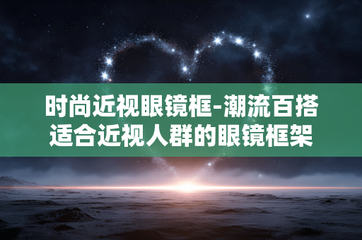 时尚近视眼镜框-潮流百搭适合近视人群的眼镜框架 时尚近视眼镜框-潮流百搭适合近视人群的眼镜框架