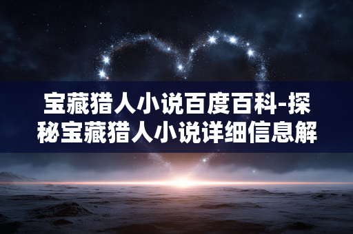 宝藏猎人小说百度百科-探秘宝藏猎人小说详细信息解读
