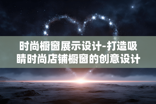 时尚橱窗展示设计-打造吸睛时尚店铺橱窗的创意设计方案 时尚橱窗展示设计-打造吸睛时尚店铺橱窗的创意设计方案