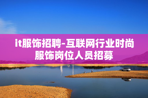 it服饰招聘-互联网行业时尚服饰岗位人员招募