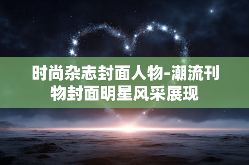 时尚杂志封面人物-潮流刊物封面明星风采展现