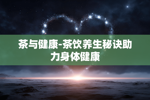 茶与健康-茶饮养生秘诀助力身体健康