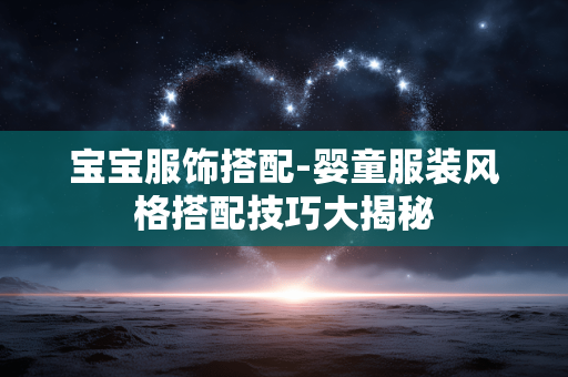 宝宝服饰搭配-婴童服装风格搭配技巧大揭秘 宝宝服饰搭配-婴童服装风格搭配技巧大揭秘