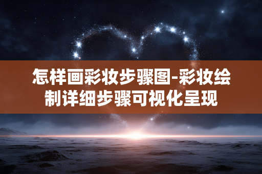 怎样画彩妆步骤图-彩妆绘制详细步骤可视化呈现 怎样画彩妆步骤图-彩妆绘制详细步骤可视化呈现