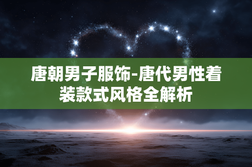 唐朝男子服饰-唐代男性着装款式风格全解析 唐朝男子服饰-唐代男性着装款式风格全解析