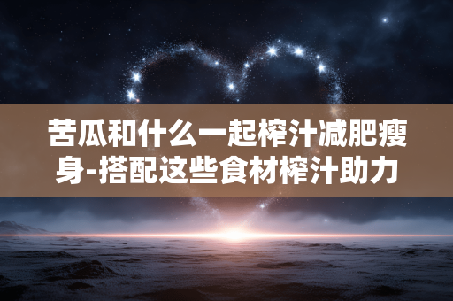 苦瓜和什么一起榨汁减肥瘦身-搭配这些食材榨汁助力轻松减脂 苦瓜和什么一起榨汁减肥瘦身-搭配这些食材榨汁助力轻松减脂